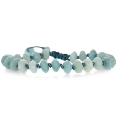 Bracelets Joseph Brooks  | 8Mm Faceted Amazonite Beaded Bracelet