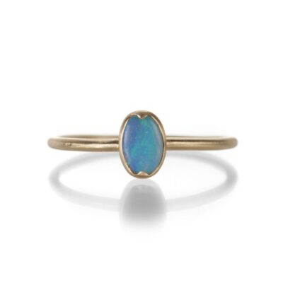 Rings Gabriella Kiss  | Oval Blue Opal Ring