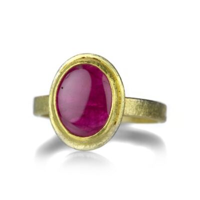 Rings Petra Class  | Oval Cabochon Ruby Ring