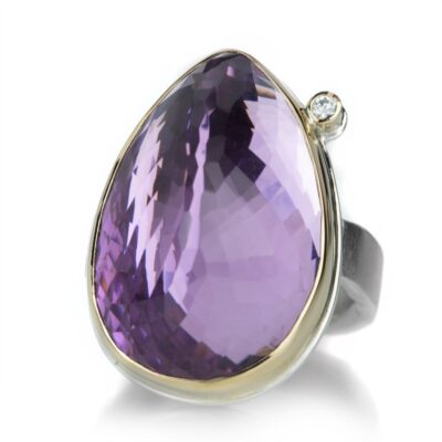 Rings Jamie Joseph  | Teardrop Shaped Amethyst Ring