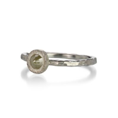 Rings Todd Pownell  | Yellow Rose Cut Diamond Ring