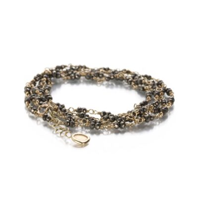 Bracelets Anne Sportun  | Pyrite Tied Gemstone Wrap Bracelet