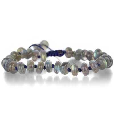 Bracelets Joseph Brooks  | 8Mm Smooth Labradorite Rondelle Bracelet