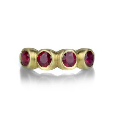 Rings Marian Maurer  | Large Ruby Porch Skimmer Band