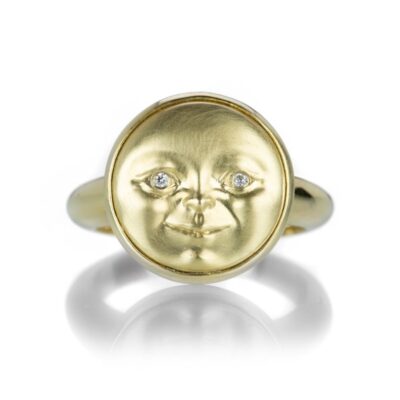 Rings Anthony Lent  | Small Moonface Ring