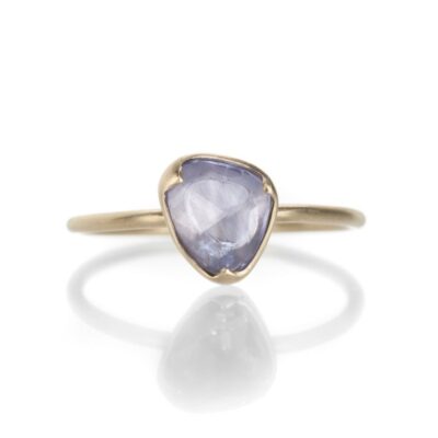 Rings Gabriella Kiss  | Asymmetrical Blue Sapphire Ring