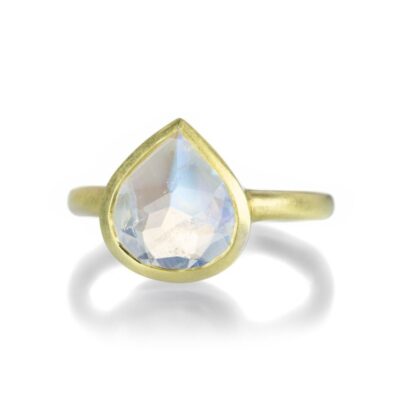 Rings Maria Beaulieu  | Moonstone Teadrop Ring