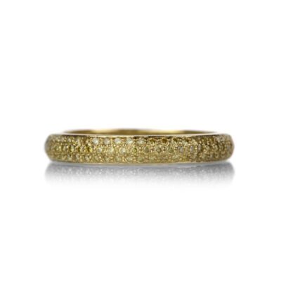 Rings Sethi Couture  | Yellow Diamond Tire Band