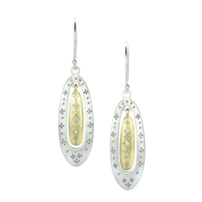 Earrings Adel Chefridi  | Diamond Shooting Star Earrings