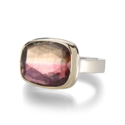 Rings Jamie Joseph  | Rectangular Watermelon Tourmaline Ring Ii