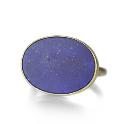 Rings Gabriella Kiss  | Horizontal Lapis Slab Ring