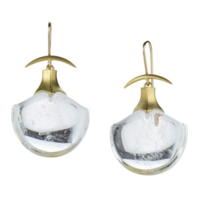 Earrings Gabriella Kiss  | Rock Crystal Amphorae Earrings