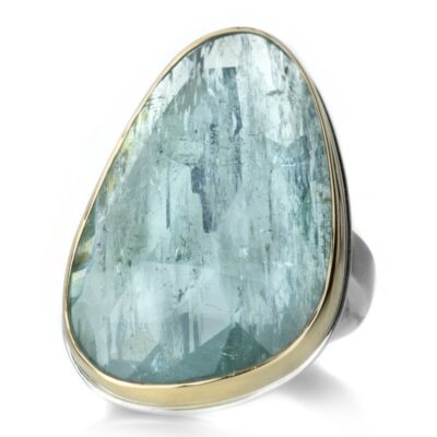 Rings Jamie Joseph  | Large Faceted Aquamarine Ring