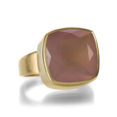 Rings Annette Ferdinandsen  | Faceted Rose Quartz Ring