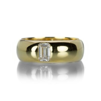 Rings Diana Mitchell  | Emerald Cut Diamond Band