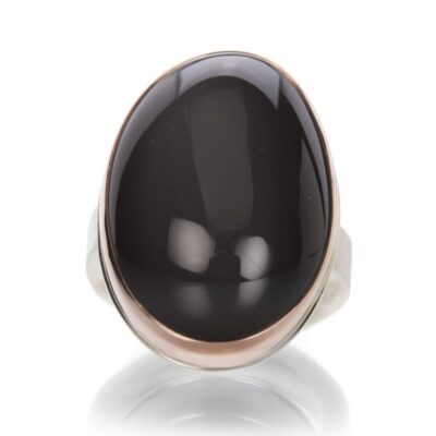 Rings Jamie Joseph  | Oval Smooth Gray Moonstone Ring