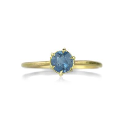 Rings Rosanne Pugliese  | Aquamarine Round Mini Gem Ring