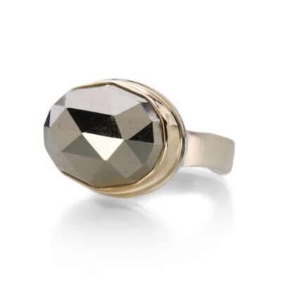 Rings Jamie Joseph  | Rosecut Pyrite Ring