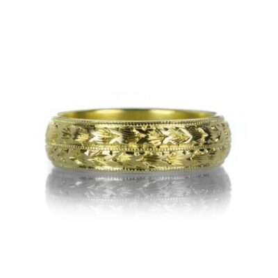 Rings Diana Mitchell  | Engraved Wheat Band