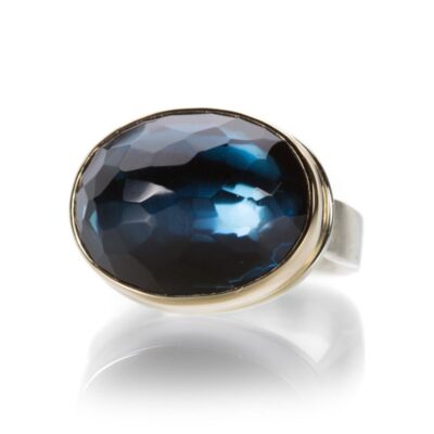 Rings Jamie Joseph  | Oval London Blue Topaz Ring