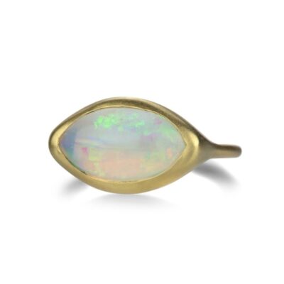 Rings Diana Mitchell  | Carved Marquise Opal Ring