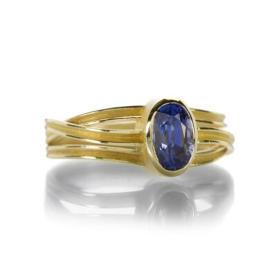 Rings Barbara Heinrich  | Sapphire Triple Ribbon Ring