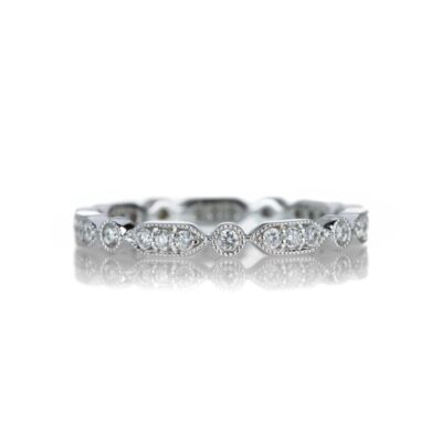 Rings Sethi Couture  | White Diamond Mini Deco Band