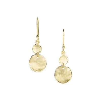 Earrings Anne Sportun  | Double Hammered Disc Earrings