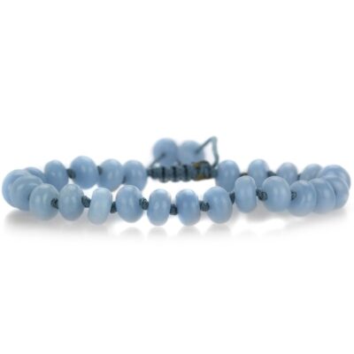 Bracelets Joseph Brooks  | 8Mm Smooth Angelite Beaded Bracelet