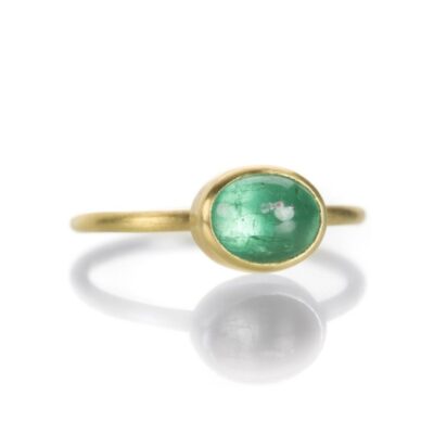 Rings Gabriella Kiss  | Horizontal Emerald Ring