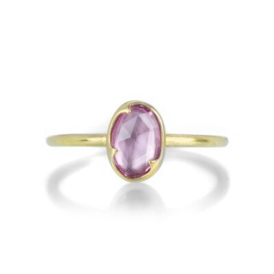 Rings Gabriella Kiss  | Rose Cut Pink Sapphire Ring