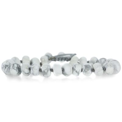 Bracelets Joseph Brooks  | Smooth 8Mm Howlite Beaded Bracelet