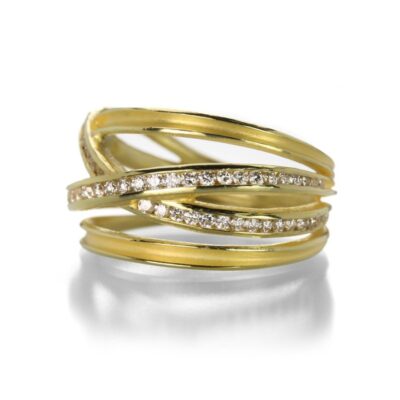 Rings Barbara Heinrich  | 4 Wrap Channel Set Diamond Ring