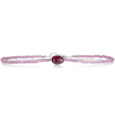 Bracelets Margaret Solow  | Light And Dark Pink Tourmaline Bracelet