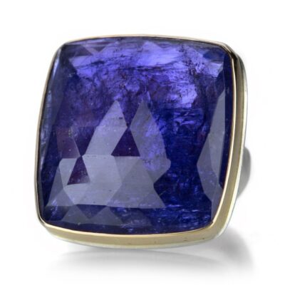 Rings Jamie Joseph  | Large Square Rose Cut Tanzanite Ring