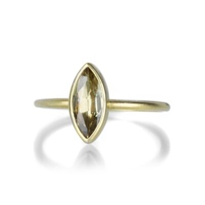 Rings Gabriella Kiss  | Marquise Green Sapphire Ring