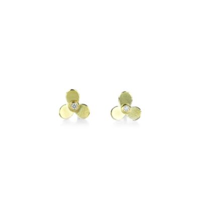 Earrings Barbara Heinrich  | Diamond Trillium Stud Earrings