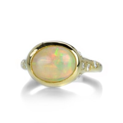 Rings Kimberlin Brown  | Polaris Opal And Diamond Ring