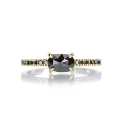 Rings Sethi Couture  | Black Diamond Ring