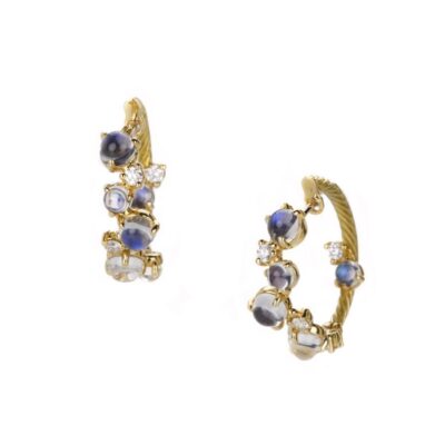 Earrings Paul Morelli  | 20Mm Moonstone Bubble Hoops