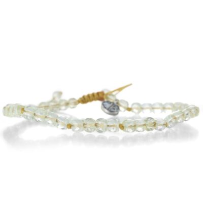 Bracelets Joseph Brooks  | 4Mm Faceted Citrine Cube Bracelet