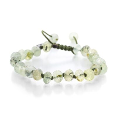 Bracelets Joseph Brooks  | 8Mm Faceted Prehnite Bracelet