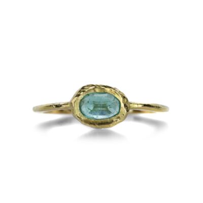 Rings Page Sargisson  | 18K Oval Emerald Ring