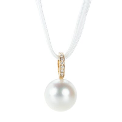 Necklaces Gellner  | White South Sea Pearl Pendant Necklace