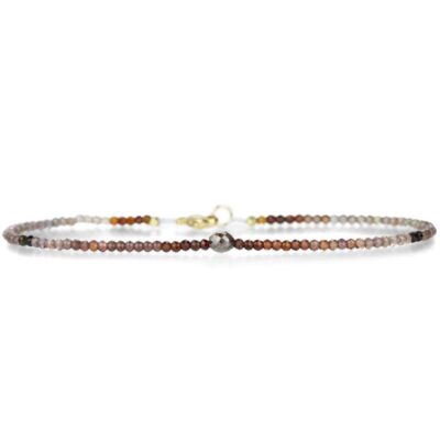 Bracelets Margaret Solow  | Faceted Multicolored Sapphire And Diamond Bracelet