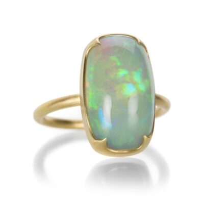 Rings Gabriella Kiss  | Smooth Cushion Ethiopian Opal Ring