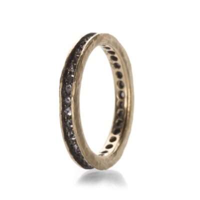 Rings Todd Pownell  | 18K Inverted Diamond Band