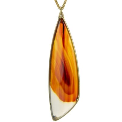 Necklaces Gabriella Kiss  | Agate Wing Pendant Necklace