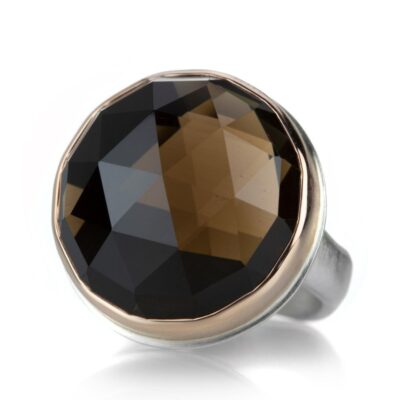 Rings Jamie Joseph  | Round Rose Cut Smoky Quartz Ring