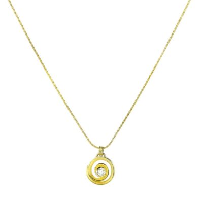 Necklaces Barbara Heinrich  | Small Swirl Pendant Necklace